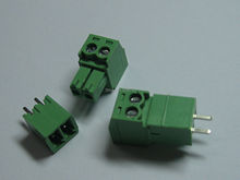 12 шт винтовой клеммный блок разъем 3,5 мм 2 pin/way зеленый подключаемый Тип 2024 - купить недорого
