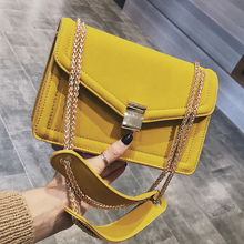 Retro Fashion Female Square Bag 2018 New High quality Matte PU leather Women's Designer Handbag Chain Shoulder Messenger bags 2024 - buy cheap