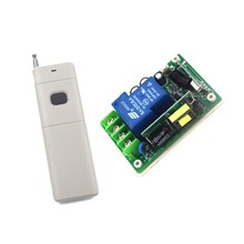 Interruptor de controle remoto sem fio 1ch ac 85v 110v 220v 250v 30a rf/1000m transimtter frete grátis sku: 5286