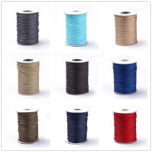1 Roll Braided Korean Waxed Polyester Cords 0.8mm Jewelry Findings for DIY, about 80m/roll F80 2024 - buy cheap