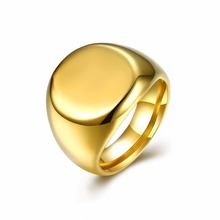 Высокое качество Круг Дизайн Человек палец кольцо 316L Нержавеющая сталь кольца модные свадебные Обручение Jewelry R109 2024 - купить недорого