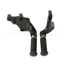 Motorcycle New Rear Passenger Foot Pegs Pedal Mount For Harley Sportster XL 883 XL1200 Iron 883 Forty Eight 2014-2019 2015 Black 2024 - buy cheap