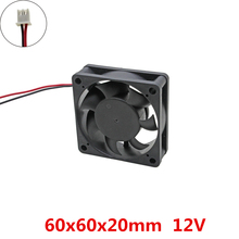 3pcs/lot 60x60x20mm 6020 fans DC 12V Brushless 6cm Fans cooling fan cooler radiator 2024 - buy cheap