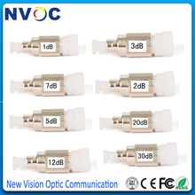 10Pcs/Lot,Single Mode,Simplex,FC/UPC SM Fiber Optical Female to Male Fixed Optic Attenuator 1dB~15dB 2024 - buy cheap