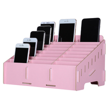 24 Grid Multifunctional Mobile Phone Repair Tools Pink Box Motherboard Accessories Wooden Storage Box 2024 - buy cheap