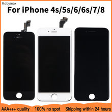 Заводская акция, Замена ЖК-дисплея для iPhone 6, AAAA, + +, качественный сенсорный ЖК-дисплей для iPhone 6s, 7, 8, 100% тестирование, работа 2024 - купить недорого