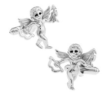 iGame Factory Price Retail Men's Cufflinks Brass Material Cupid Design Cuff Links 2024 - buy cheap