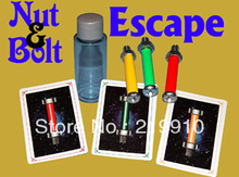 Free shipping 2 pcs/lot Nut And Bolt Escape Magic Tricks 2024 - buy cheap