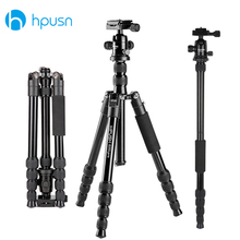 Hpusn Professional Photo Video Camera Aluminum Tripod 153cm 60.24" Tripods Monopod with Metal Ball head, Max Load 8kg/17.64lb 2024 - buy cheap