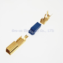 2set High quality DIY 3 in 1 Gold Plating USB 3.0 B Type Male Plug  Printer square port 2024 - buy cheap