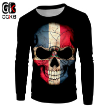 Sudaderas con capucha de manga larga para mujer/hombre con estampado de póker 3D OGKB dropship 2024 - compra barato