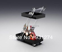 ONE LUX Handmade Acrylic food carts ,Lucite Hotel Home Serving Trolley  KD Packing 2024 - buy cheap