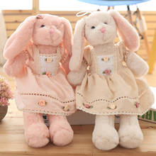 1pc 40cm Kawaii Stuffed Animal Plush Rabbit With Long Ears Plush Doll Bunny With Flower Skirt High Quality Best Gift For Girls 2024 - buy cheap