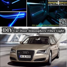 Для Audi A8 S8 RS8 внутренняя настройка окружасветильник атмосфера оптоволоконная лента освещение s дверной панели освещение (не свет) установка 2024 - купить недорого