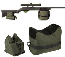 Bolsa de pistola frontal y trasera para Rifle, conjunto de bolsa de arena portátil para francotirador, sin pistola de tiro, soporte para accesorios de caza blanco 2024 - compra barato