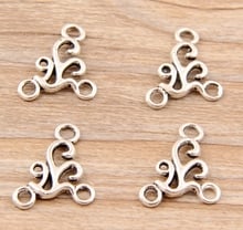 Wholesale 50pcs Tibetan Silver Connector Charm Pendant 20x17mm NXET412 2024 - buy cheap