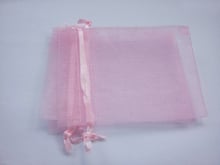 1000pcs 13*18 Pink gift bags for jewelry/wedding/christmas/birthday Organza Bags with handles Packaging Yarn bag 2024 - buy cheap