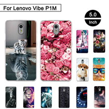 Чехол для lenovo Vibe P1M, мягкий ТПУ чехол с принтом для lenovo Vibe P1m P1ma40, чехол для телефона, чехол для lenovo P1 m 5,0 дюйма, сумка 2024 - купить недорого