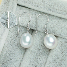 FENASY Natural Freshwater Pearl Earrings AliExpress Female 925 Sterling Silver Drop Earrings Classic Simple Pearl Fine Jewelry 2024 - buy cheap