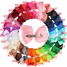 20PCS/lot ,5''inch Beauty  Grosgrain Ribbon bow hair Bows Hairpins hair accessories 2024 - buy cheap