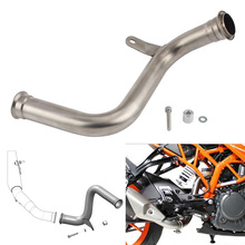 Exhaust Muffler Mid Pipe Link Pipe For KTM RC Duke 125 390 RC125 RC390 Duke125 Duke390 2017 2018 2019 Motorcycle Accessories 2024 - buy cheap