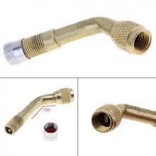 Universal 135 Degree Angle Brass Air Type Valve Extension Adaptor for Motorcycle/Car/Scooter 2024 - buy cheap
