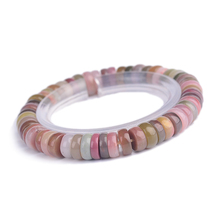 JoursNeige Colorful Rainbow color Salt Source Plate Bead Natural Stone Bracelets for Women Single Fashion Bracelet Jewelry 2024 - buy cheap