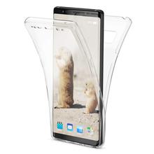 Для Samsung Galaxy J4 J6 J8 J2pro 2018 J3 J5 J7 2017 2016 Prime прозрачный чехол из мягкого ТПУ чехол для телефона на 360 градусов 2024 - купить недорого