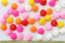 250 pcs of  Ice cream Resin Cabochon 13mm mixed wholesale free shipping whipped cream kawaii kitsch 2024 - buy cheap