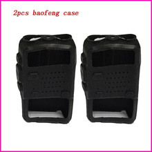 Baofeng-funda de goma suave de silicona para walkie-talkie de cinco colores, accesorios portátiles de Radio cb, para UV-5R 5RE, 2 uds. 2024 - compra barato