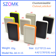 szomk abs material new plastic handheld electric boxes (1 pcs) 112*70*23mm junction box enclosure, electronic project enclosure 2024 - buy cheap