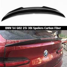 Rear Wing Spoiler For BMW X4 G02 25i 30i 2018 2019 2020 PSM Style Trunk Boot Wings Spoilers Carbon Fiber Fast by EMS 2024 - buy cheap