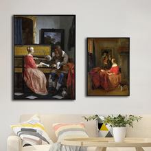 Home Decoration Print Canvas Art Wall Pictures  for Living Room Poster Paitings Netherlandish Frans Gabriel Metsu 2024 - buy cheap