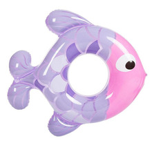 Equipo de piscina inflable para bebé, flotador de natación, anillo de goma en forma de pez, salvavidas, cuidado del bebé para aprender natación, accesorios 2024 - compra barato