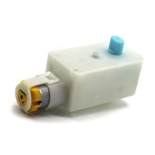 rectangle white gear motor flat double shaft DC 3v-6v 8-17rpm motors for DIY robot toys,model car small electric machinery 2024 - buy cheap