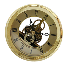 Reloj de Número Romano de 103mm, inserto de reloj de cuarzo con ajuste de color dorado 2024 - compra barato