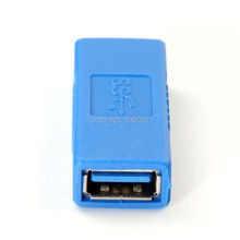 High Speed USB 3.0 Tipo A Fêmea para Fêmea F/F Plug Conversor de Extensão Adaptador de Conector Azul 2024 - compre barato