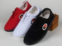 EU28 ~ EU47-Zapatillas wushu wu shu para niños y adultos, zapatos de tai chi taijiquan, zapatos de artes marciales kung fu, color negro/rojo/blanco 2024 - compra barato