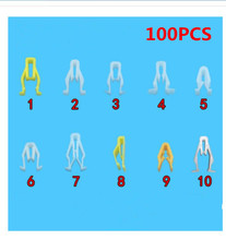 20PCS Universal Car Dashboard DVD CD Console Panel Trim Buckle Auto Plastic Fastener Clip For All Cars Metal Rivet 2024 - buy cheap
