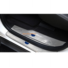 Наклейка для кузова автомобиля, Накладка для педали, Накладка для двери, внутренняя рамка, внутренние части 4 шт. для Cadillac XT5 2017 2018 2019 2024 - купить недорого
