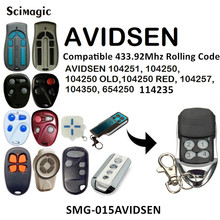 AVIDSEN 114253 104250 104251 remote 433mhz rolling code AVIDSEN 104250 OLD RED 104257 104350 654250 114235 command transmitter 2024 - buy cheap