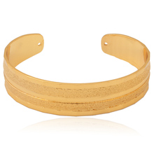Brazalete Vintage de diseño sencillo para mujer, pulsera de Color dorado de alta calidad, regalo de joyería, MGC H5220 2024 - compra barato