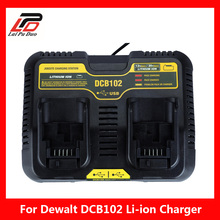 DCB102 Double Li-ion Battery Charger USB 5V For DeWalt 12V 14.4V 18V 20V DCB101 DCB200 DCB140 DCB105 DCB200 DCB201 DCB203 2024 - buy cheap