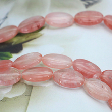 New Pink watermelon tourmaline oval shape 13x18mm loose beads 15inches 2pc/lot fashion style DIY women jewelry making wholesale 2024 - buy cheap