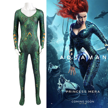 Disfraz de Cosplay de Aquaman Mera para niños y mujeres, mono Sexy de película de TV, para Halloween 2024 - compra barato