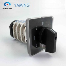 Yaming electric rotary changeover cam switch 4 phases 0-7 position 32A 690V interruptores Manufacturer YMZ12-32/4 2024 - buy cheap