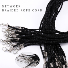 10pcs 1.8mm Handmade Adjustable Braided Rope High Quality Nylon cord Necklace Pendant Charms Findings Lobster Clasp String Cord 2024 - buy cheap