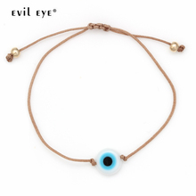 EVIL EYE Braided  Blue Eye Lucky Handmade Bracelet Adjustable Length DIY Rope Chain Jewelry For Women Girl EY6175 2024 - buy cheap