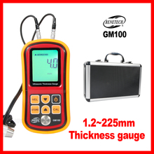Digital LCD Display Ultrasonic Thickness Gauge Metal Testering Measuring Instruments 1.2 To 200MM  GM100-BENETECH 2024 - buy cheap