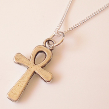 Small Ankh Cross-Charms Pendant Fashion Jewelry Vintage Statement Sweater Chain Necklace Pendant jewelry Fast delivery -100 2024 - buy cheap